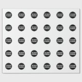 Custom-made, artistic, elegant geschenkpapier (Flach)