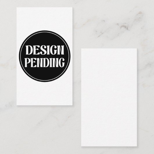 Custom-made, artistic, elegant visitenkarte (Vorne/Hinten)