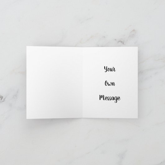 Custom Made Funny Festive Cat Weihnachten (Innenseite)