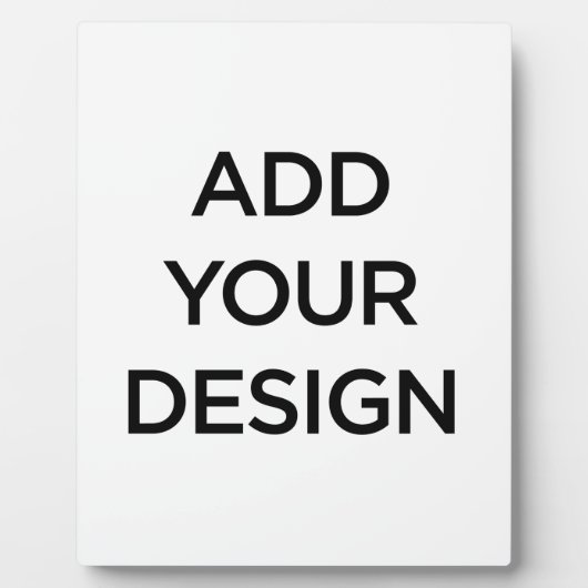 Custom Made (Make Your Own) Fotoplatte (Vorderseite)