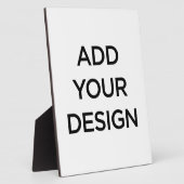 Custom Made (Make Your Own) Fotoplatte (Seite)