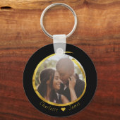 Custom Made Photo And Text Personalized Schlüsselanhänger (Vorderseite)
