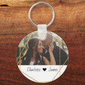 Custom Made Photo And Text Personalized Schlüsselanhänger (Vorderseite)