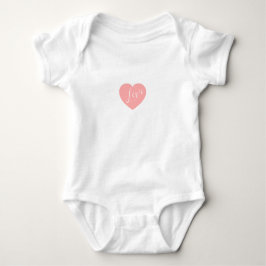 Custom made with love for your little one baby strampler