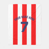 Custom Madrid Fleecedecke (Vorderseite)