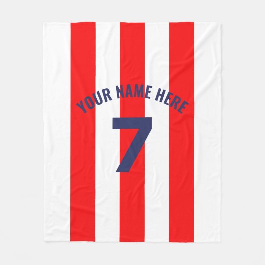 Custom Madrid Fleecedecke (Vorderseite)