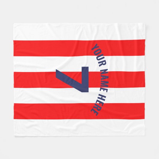 Custom Madrid Fleecedecke (Vorderseite (Horizontal))