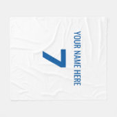 Custom Madrid Fleecedecke (Vorderseite (Horizontal))