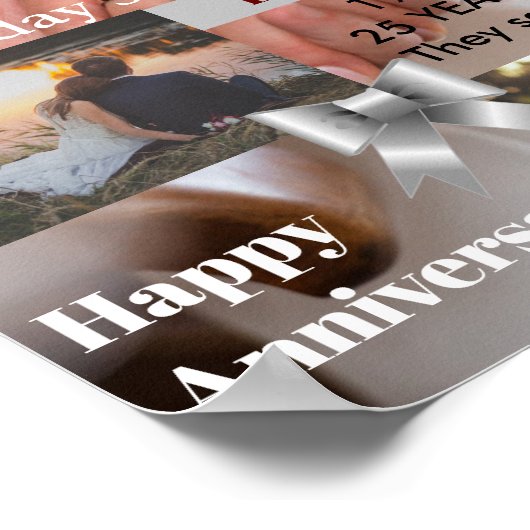 Custom Magazine Cover 25-jähriges Poster Idea (Ecke)