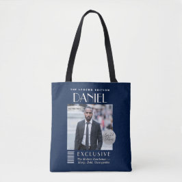 Custom Magazine Cover Bag, Modern Fashion Mens Tasche