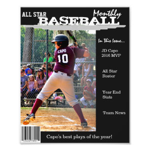 Custom Magazine Cover for Sports Fotodruck
