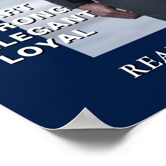 Custom Magazine Cover, Modern Birthday Portrait Poster (Ecke)