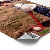 Custom Magazine Cover, Pro Golfer Poster (Ecke)
