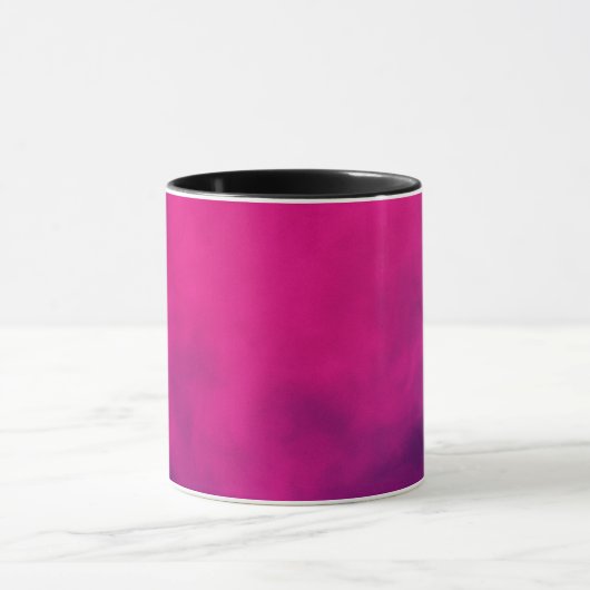 Custom Magenta Gradient Mug Tasse (Zentrum)