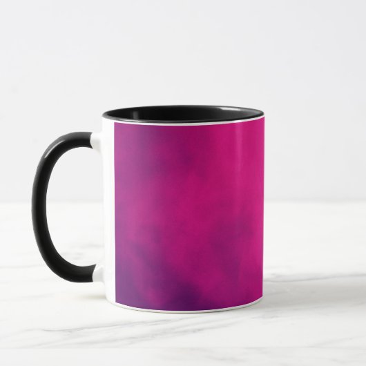 Custom Magenta Gradient Mug Tasse (Links)
