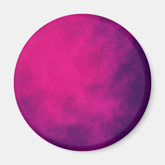 Custom Magenta Lila Magnet (Vorne)