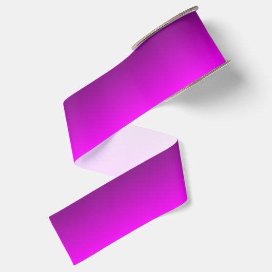 Custom Magenta Ombre Ripsband (Rückseite)