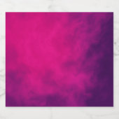 Custom Magenta Wein Flaschen Etiketten (Einzelnes Label)