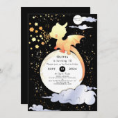 Custom Magic Dragon Birthday Einladung (Vorne/Hinten)