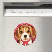 Custom Magnet niedlichen Beagle-Jungtier. (In Situ (Geschirrspüler))
