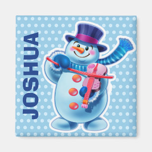 Custom Magnet Weihnachts-Snowman-Figuren.