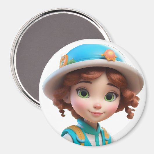 "Custom Magnet with Unique Design" (Vorderseite/Rückseite)