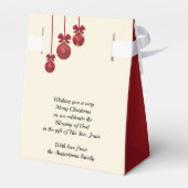 Custom Mai der Herr segne Sie CHRISTMAS SESSEN Geschenkschachtel (Rückseite)