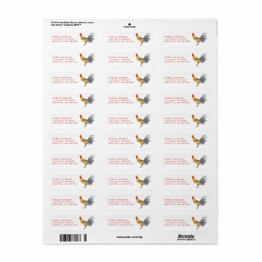 CUSTOM-Mailing für Hühnerwasserfarbe (Vorne)