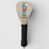 Custom Mailman Retro Letter Carrier Golf Headcover (Vorderseite)