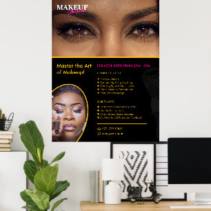 Custom Make up Artist Poster