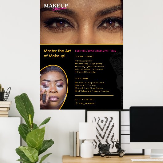 Custom Make up Artist Poster (Heimbüro)