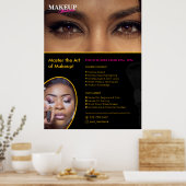 Custom Make up Artist Poster (Küche)