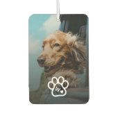 Custom Make Your Own Pet Photo Potrait Monogram Autolufterfrischer (Vorderseite)