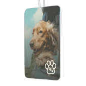 Custom Make Your Own Pet Photo Potrait Monogram Autolufterfrischer (Links)