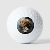 Custom Make Your Own Pet Photo Potrait Monogram Golfball (Vorderseite)