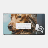Custom Make Your Own Pet Photo Potrait Monogram Schreibtischunterlage (Tastatur & Maus)