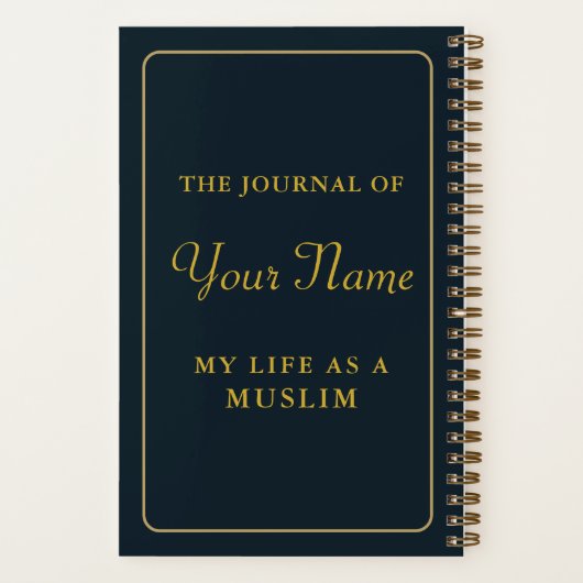 Custom Make Your Own Self Reflection Journal Notizblock (Rückseite)