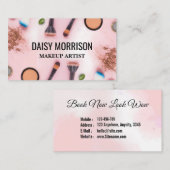 Custom Makeup Artist Visitenkarte (Vorne/Hinten)
