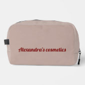 Custom Makeup & Cosmetic Bag – Name Gift Waschbeutel (Vorderseite)