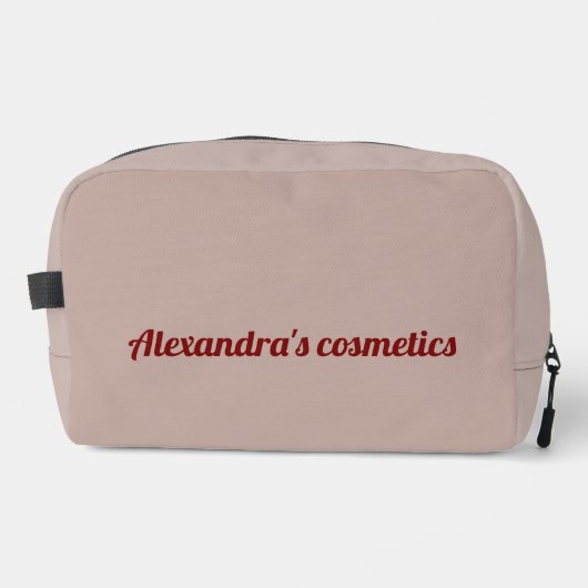 Custom Makeup & Cosmetic Bag – Name Gift Waschbeutel (Vorderseite)