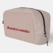 Custom Makeup & Cosmetic Bag – Name Gift Waschbeutel (Rechte Ecke)