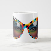 Custom MAL ANTIE / Crazy Aunt Afrikaanse Humor Jumbo-Tasse (Vorderseite)