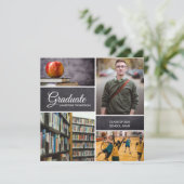 Custom Male Foto Collage Class of 2020 Graduate (Stehend Vorderseite)