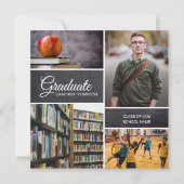 Custom Male Foto Collage Class of 2020 Graduate (Vorderseite)