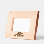 Custom Mama Bear With 2 Kid Names Mothers Day Gift Geätzte Rahmen (Links)