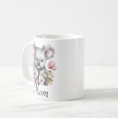 Custom Mama Koala Bären Personalisiert Kaffeetasse (Vorderseite Links)