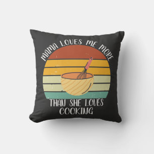 CUSTOM Mama Lieben mir mehr als Lieben Kochen Kissen