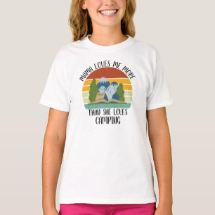 CUSTOM Mama Lieben mir mehr als sie Lieben Camping T-Shirt
