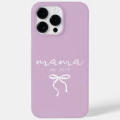 Custom Mama Lilac Phone Case Gift for New Moms (Rückseite)