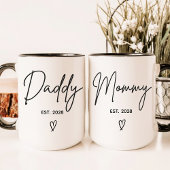 Custom Mama Mug, Minimalist Mug for New Moms Tasse